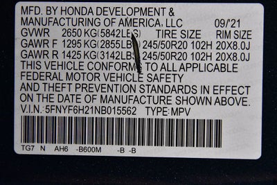 2022 Honda Pilot Special Edition