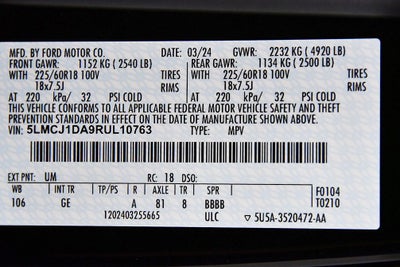 2024 Lincoln Corsair Premiere