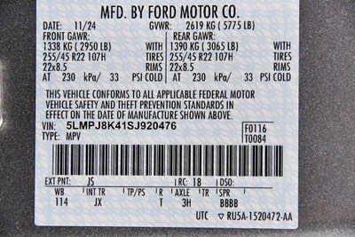 2025 Lincoln Nautilus Reserve Jet