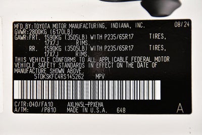 2024 Toyota Sienna LE 8 Passenger