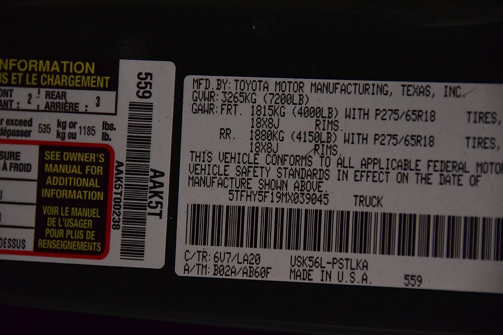 2021 Toyota Tundra Limited