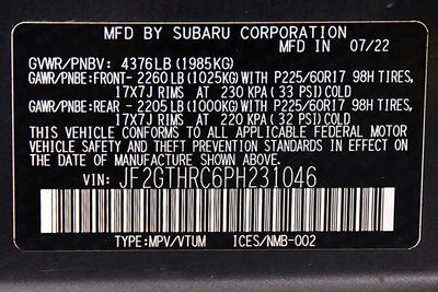 2023 Subaru Crosstrek Sport
