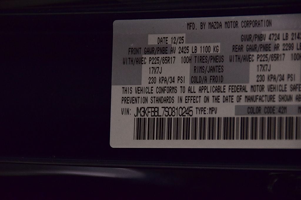 2025 Mazda Mazda CX-5 2.5 S Select Package