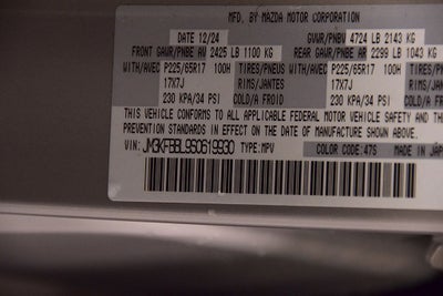 2025 Mazda Mazda CX-5 2.5 S Select Package