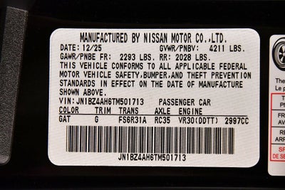 2026 Nissan Z Sport