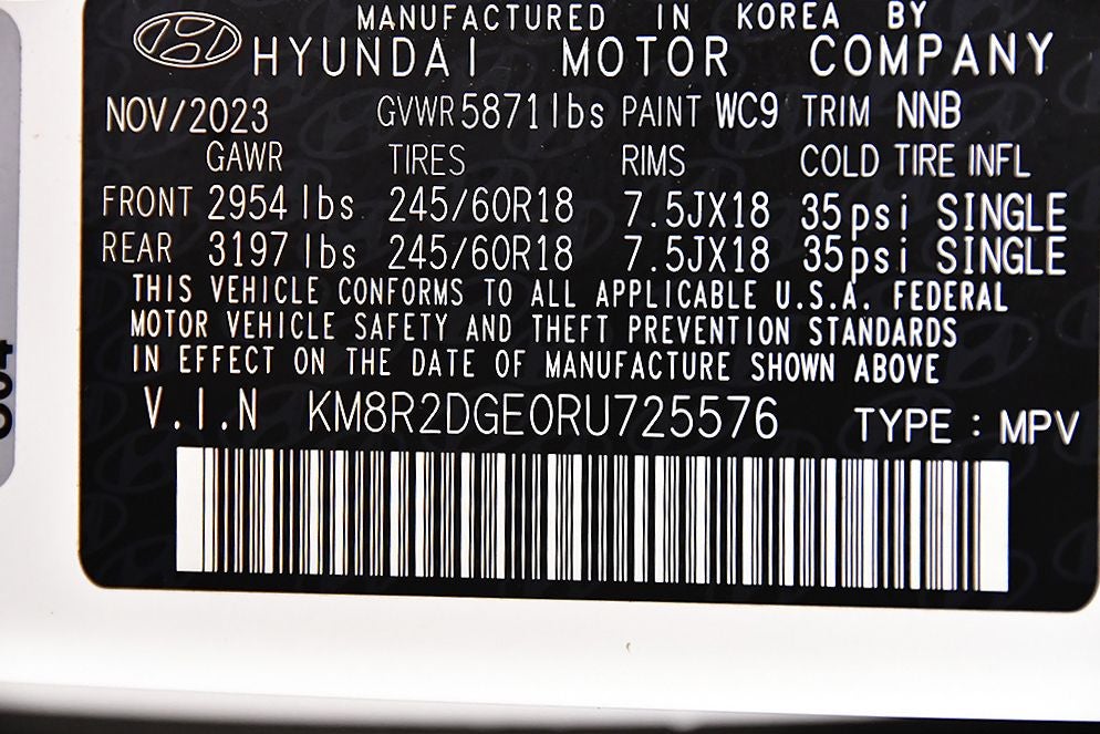 2024 Hyundai Palisade SEL 7 Passenger