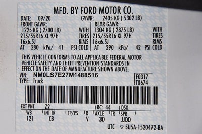 2021 Ford Transit Connect XL