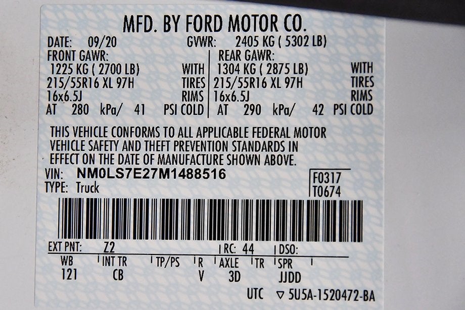 2021 Ford Transit Connect XL